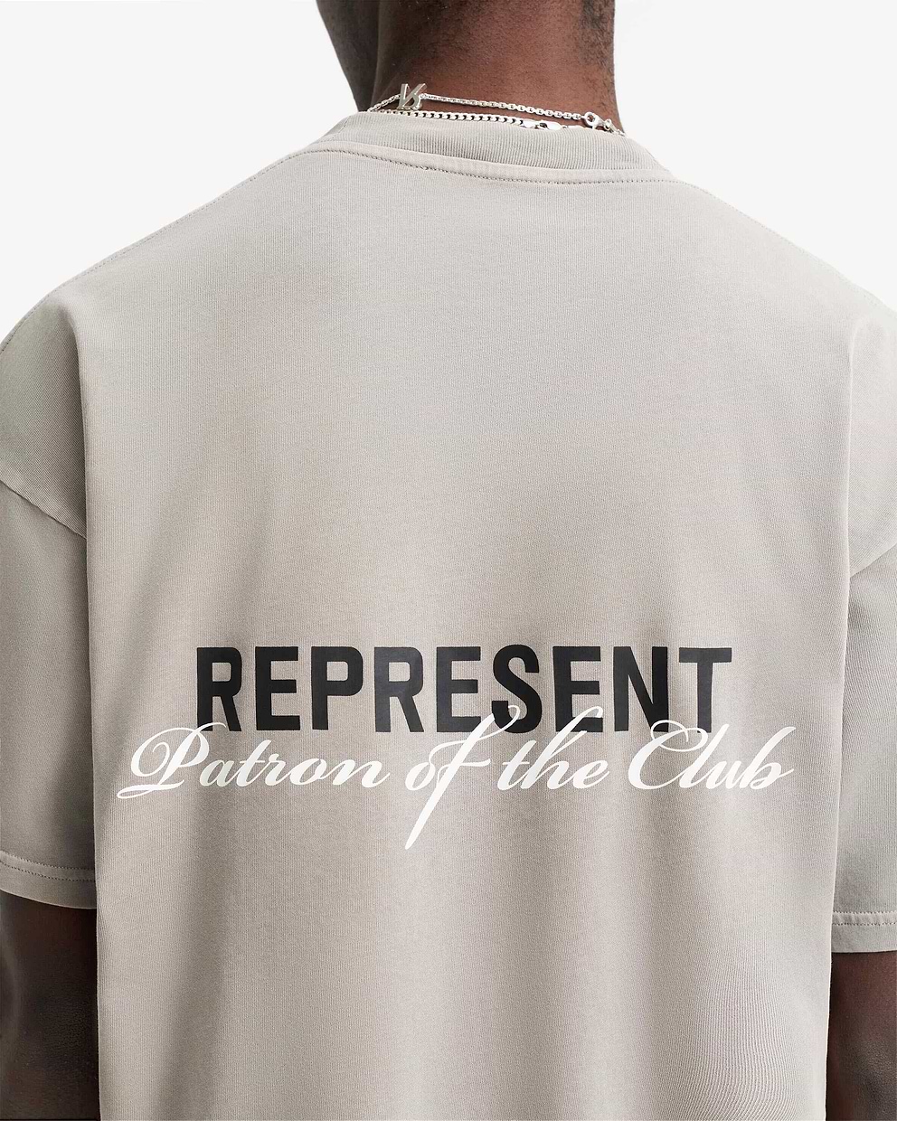 Patron Of The Club T-Shirt - Mudstone